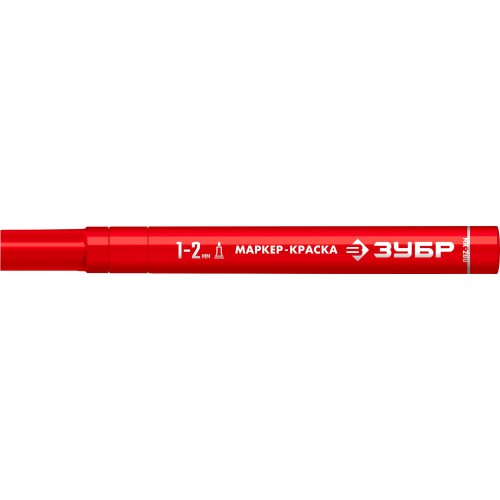 ЗУБР МК-200 красный, 1 мм маркер-краска (06326-3) ЗУБР МК-200 красный, 1 мм маркер-краска (06326-3)