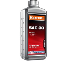 KRAFTOOL SAE 30, 1 л, минеральное масло для 4-тактных двигателей (41515-1)