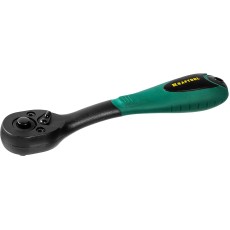 KRAFTOOL 1/4″, 72 зубца, пластиковое покрытие, трещотка для торцовых головок (27796-1/4)