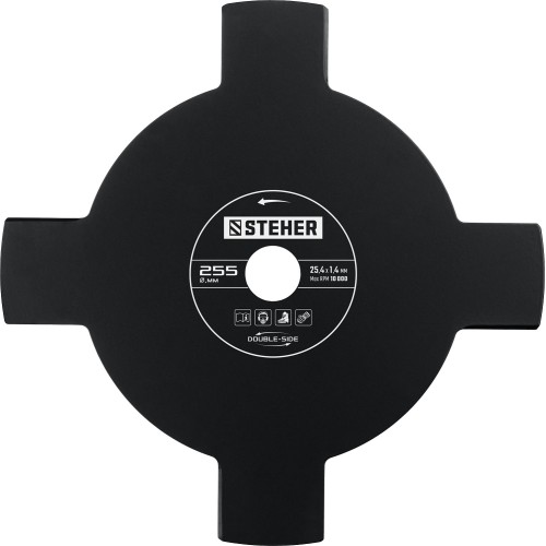 STEHER TB-4, 255 мм, 4T, нож для триммера (75135)