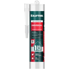 KRAFTOOL UNIVERSAL, 310 мл, белый, универсальный монтажный клей (41341)