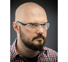 KRAFTOOL BASIC, открытого типа, прозрачные, стекло-моноблок с покрытием устойчивым к истиранию и запотеванию, защитные очки (110317)