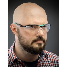 KRAFTOOL BASIC, открытого типа, прозрачные, стекло-моноблок с покрытием устойчивым к истиранию и запотеванию, защитные очки (110317)