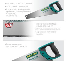 KRAFTOOL Alligator Toolbox 13, 350 мм, ножовка по дереву (15227-35)