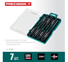 KRAFTOOL Precision 7, 7 предм., Набор отверток (25686)
