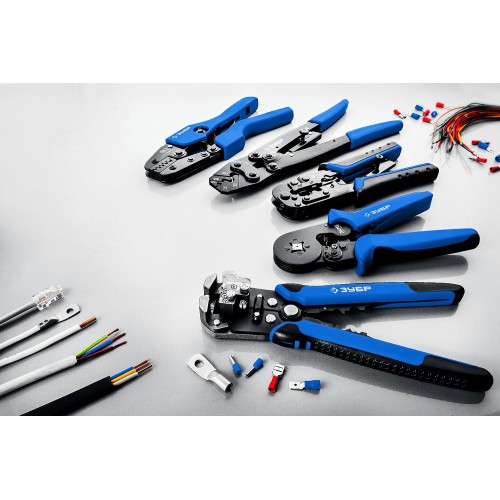 ЗУБР RJ7, (RJ45, RJ11, RJ12), 203 мм, универсальный кримпер, Профессионал(22650) ЗУБР RJ7, (RJ45, RJ11, RJ12), 203 мм, универсальный кримпер, Профессионал(22650)