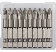 KRAFTOOL X-Drive, PZ2, 50 мм, 10 шт, торсионные биты (26123-2-50-10)