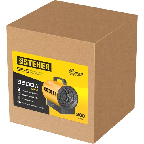 STEHER 3 кВт, электрическая тепловая пушка (SE-5)