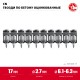 ЗУБР CN 17 х 2.7 мм, гвозди по бетону оцинкованные, 1000 шт (305388-17)
