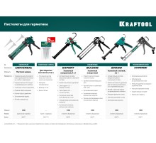 KRAFTOOL BULLDOG 320 мл, усиленный cкелетный поворотный пистолет для герметика (06673)