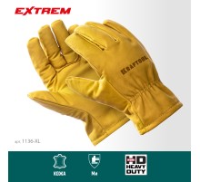KRAFTOOL EXTREM, XL (10) кожаные рабочие перчатки (1136-XL)