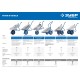 ЗУБР ПТ-300, 110 л, 240 кг, двухколесная, полиуретановые колеса, строительная тачка, Профессионал (39911)