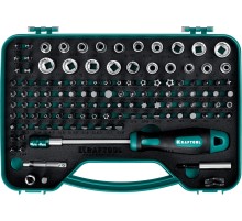 KRAFTOOL X-Drive-122, 122 шт, набор: отвертка-битодержатель с насадками (26816)