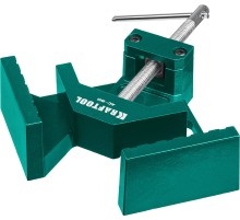 KRAFTOOL AC-80, глубина зажима 70 мм, мощная алюминиевая угловая струбцина (32202)