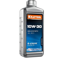 KRAFTOOL 10W-30, 1 л, полусинтетическое масло для 4-тактных двигателей (41513-1)
