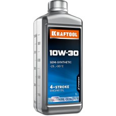 KRAFTOOL 10W-30, 1 л, полусинтетическое масло для 4-тактных двигателей (41513-1)