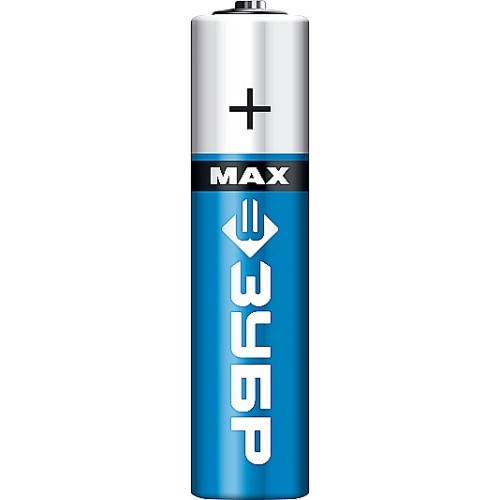 ЗУБР TURBO-MAX, ААА х 4, 1.5 В, алкалиновая батарейка (59203-4C) ЗУБР TURBO-MAX, ААА х 4, 1.5 В, алкалиновая батарейка (59203-4C)