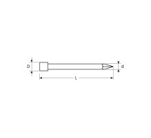 ЗУБР 25 x 1.6 мм, цинк, 5 кг, финишные гвозди (305310-16-025)