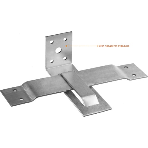 ЗУБР СОС-2.0, 40 x 200 (140) x 2 мм, пластина, скользящая опора для стропил (310166-140) ЗУБР СОС-2.0, 40 x 200 (140) x 2 мм, пластина, скользящая опора для стропил (310166-140)