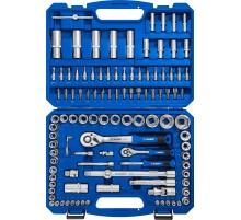 ЗУБР А-110, 110 предм., (1/2″ + 1/4″), универсальный набор инструмента, Профессионал (27635-H110)