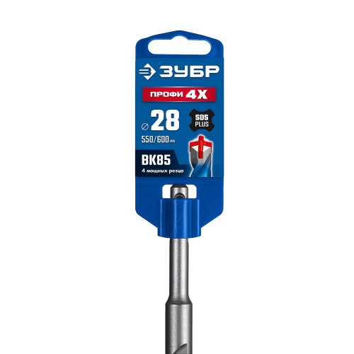 ЗУБР ПРОФИ-4Х 28x600 мм, SDS-plus бур (29313-600-28)
