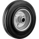 ЗУБР d 125 мм, г/п 100 кг, игольчатый подшипник, резина/металл, колесо, Профессионал (30936-125)