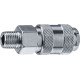 ЗУБР 1/4″M - рапид муфта, переходник, Профессионал (64911-1/4)