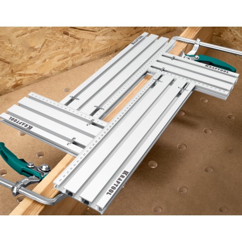 KRAFTOOL KRAFTFLEX MFS-200-400 мм, 4шт, Шаблон фрезерный в комплекте с 2 упорами (32807)