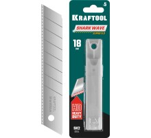 KRAFTOOL 18 мм, 5 шт, сегментированные серрейторные лезвия для ковровых покрытий (09604-18-S5)