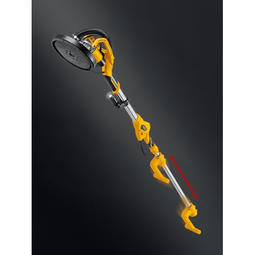 STEHER d225 мм, 800 Вт, сменные основания, подсветка, шлифовальная машина для стен (жираф) (DWC-800)