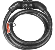 ЗУБР 1200 мм, d 8 мм, кодовый, с неизменяемым кодом, тросовый замок (37267-120)