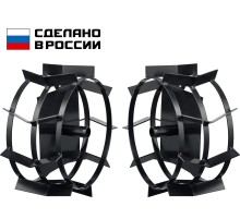 ЗУБР ГР-2, 430х200 мм, 2 шт., грунтозацепы для мотоблоков (707105-2)