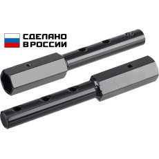 ЗУБР УД-3, НЕХ 32 - круг 30 мм, 2 шт., удлинитель (707107-3)