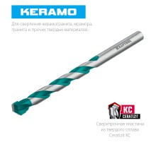 KRAFTOOL Keramo, 6 х 100 мм, тв.сплав КС, сверло по керамограниту (29175-100-6)