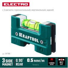 KRAFTOOL Electrо 76 мм, магнитный уровень (34786)