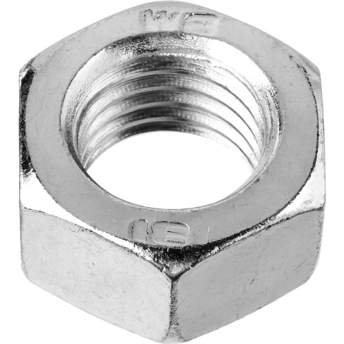 ЗУБР ГОСТ ISO 4032-2014, кл. пр. 6, M12, цинк, 4 шт, шестигранная гайка (303556-12)
