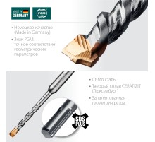 KRAFTOOL Cerazit Carbide, 6 х 110 мм, SDS-plus бур (29320-110-06)