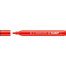 ЗУБР ММ-400 красный, 2 мм меловой маркер (06332-3)