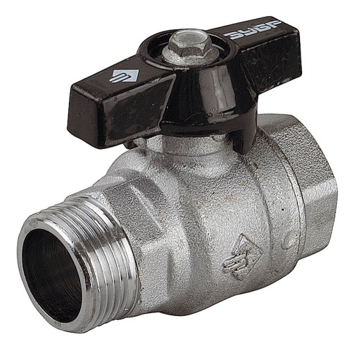 ЗУБР d 3/4″, ручка ″бабочка″, шаровой кран (4-51324-C-3/4) ЗУБР d 3/4″, ручка ″бабочка″, шаровой кран (4-51324-C-3/4)