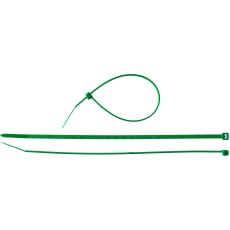 ЗУБР КС-З1, 3.6 x 200 мм, нейлон РА66, 100 шт, зеленые, кабельные стяжки, Профессионал (309060-36-200)