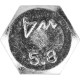 ЗУБР ГОСТ 7798-70, кл. пр. 5.8, M12 х 60 мм, цинк, 5 кг, болт (303080-12-060)