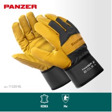 KRAFTOOL PANZER, XL (10) комбинированные кожаные рабочие перчатки (11320-XL)