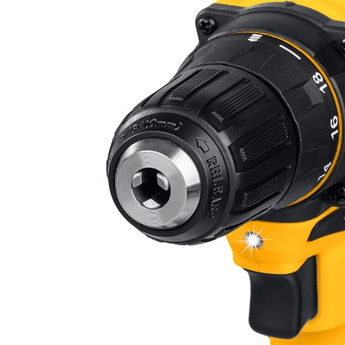 STEHER V1, 20 В, 40 Н·м, 2 АКБ (2 А·ч), ударная дрель-шуруповерт, кейс (CDS-200-2)