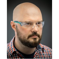 KRAFTOOL PULSAR, открытого типа, прозрачные, стекло увеличенного размера устойчивое к запотеванию, панорамные защитные очки (110460)