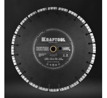 KRAFTOOL BETON 400 мм (25.4/20 мм, 12х3.6 мм), алмазный диск (36686-400)