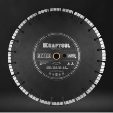 KRAFTOOL BETON 400 мм (25.4/20 мм, 12х3.6 мм), алмазный диск (36686-400)