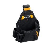 KRAFTOOL KP-5 с быстросъёмным креплением FastClip, 5 карманов и петель, 150 х 190 мм, поясная сумка (38778)