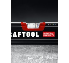 KRAFTOOL A-RATE CONTROL, 400 мм, точность 0.3 мм/м, с инновационным зеркальным глазком, сверхпрочный уровень (34986-40)