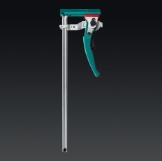 KRAFTOOL KRAFTFLEX, KLT-300, 300/60 мм, универсальная, цельнокованая, рычажная, быстрозажимная, в T-track струбцина (32331-300)