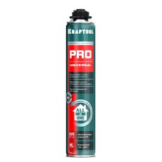 KRAFTOOL PRO, 750 мл, пистолетная, всесезонная, SVS, не залипающий клапан, выход до 45 л, монтажная пена (41182)